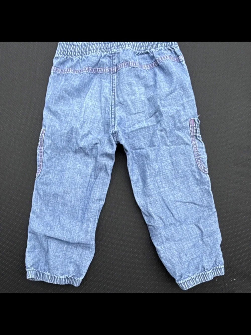 OshKosh B'gosh Light Blue Denim-Style Cargo Joggers